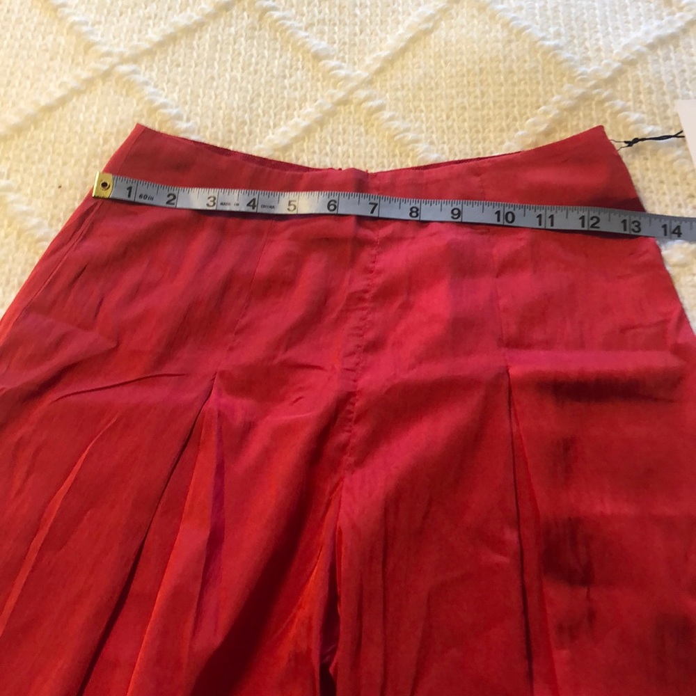 LPA Red Wide Leg High-Waisted Pants - Picture 8 of 13
